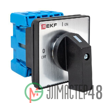 Переключатель кулачковый ПК-2-13 3П 40А "ВКЛ-ВЫКЛ" EKF pk-2-13-40