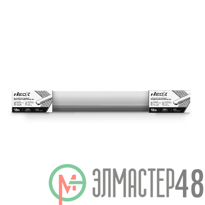 Светильник светодиодный герметичный транзитный ДСП-159Т 18Вт 6500К 125лм/Вт 2250лм 600х64х60мм IP65 NEOX 4690612048321