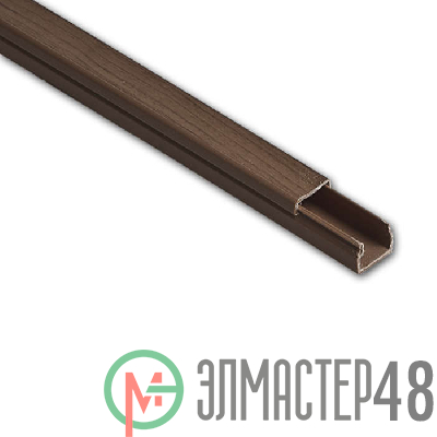 Кабель-канал 15х10 L2000 пластик дуб (темн. основа) Рувинил РКК-15х10-08М
