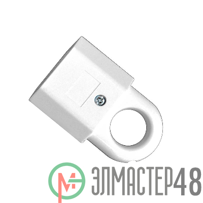 Розетка переносная 6А 250В плоская с ушком без заземл. бел. UNIVersal А104