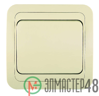 Выключатель проходной 1-кл. СП Mimoza 10А IP20 крем./крем. Makel 25005