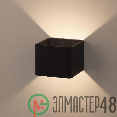 Светильник WL3 BK декор. подсветка светодиод. 6Вт IP20 черн. ЭРА Б0034598