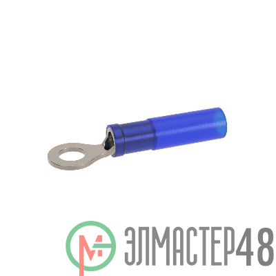 Наконечник кольцевой с изолированным фланцем ТУТ для жилы 1.5-2.5кв.мм с отверстием под винт М6 (НКИ-ТУТ) DKC IRCL-2.5-6HS