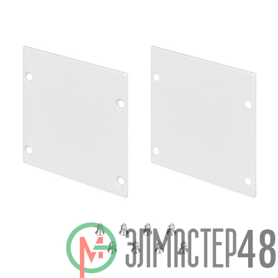 Заглушка LINE-S-5050 WHITE глухая металл (комплект) Arlight 041869