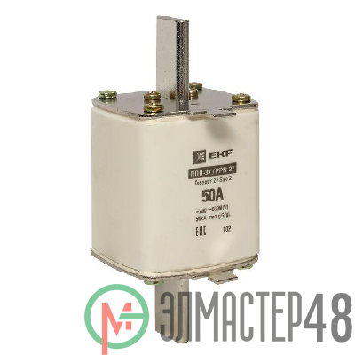 Вставка плавкая ППН-37 400/50А габарит 2 PROxima EKF fus-37/400/50