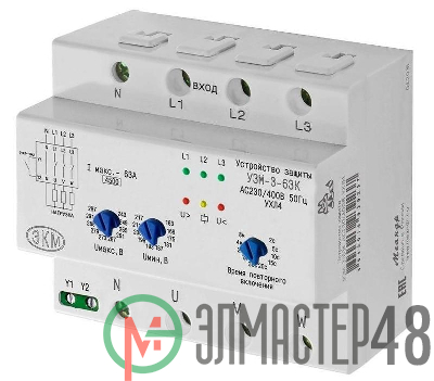 Реле многофункциональное УЗМ-3-63К AC230В/AC400В УХЛ4 Реле и Автоматика A8302-16939237