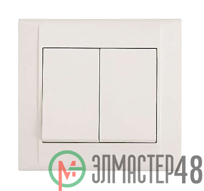 Выключатель 2-кл. СП Defne 10А IP20 бел. Makel 42001003