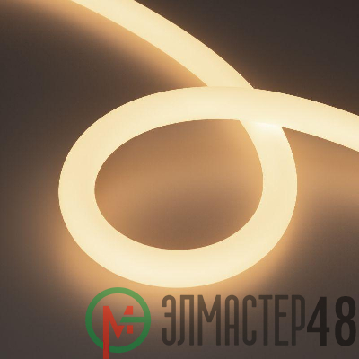 Лента светодиодная MOONLIGHT-SIDE-A336-D25mm 24V Warm 3000К 360deg 14.4Вт/м IP65 2835 wire x2 боков. вывод кабеля герметичная (уп.5м) Arlight 036274