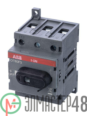 Рубильник 3п OT80 F3 80А (75А AC23) ABB 1SCA105798R1001