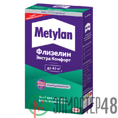 Клей обойный Метилан Флизелин Экстра Комфорт 300г Момент Б0051812