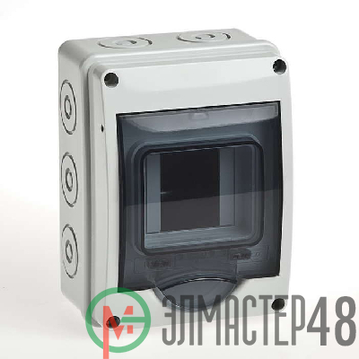 Бокс ОП Тусо 3мод. IP65 с верт. двер. Рувинил 69003