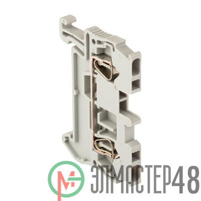 Колодка клеммная JXB-ST-1.5 17.5А самозажимная сер. PROxima EKF plc-jxb-st-1.5