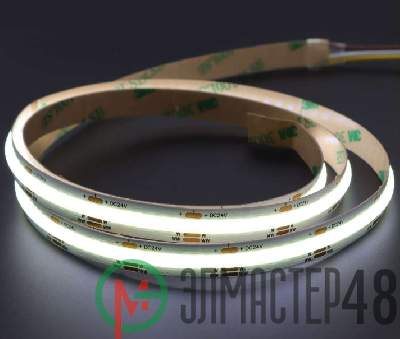 Лента светодиодная 14Вт/м 24В 4000К 10мм IP20 SMD COB 528LED/м (уп.5м) VARTON VLS-20-14-COB-10-528-40