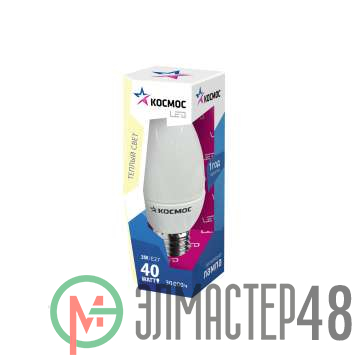 Лампа светодиодная CN 3Вт 220В E27 3000К Космос Lksm_LED3wCNE2730