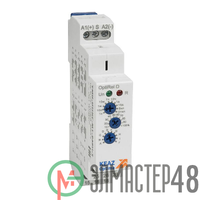 Реле времени OptiRel D TMR-DONF-MT-240U-2 многофункциональное 16А 2СО 12-230АС/DC КЭАЗ 332019