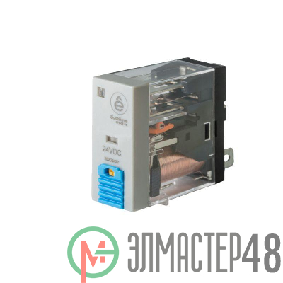 Реле 8А 2CO 24В DC тест кнопка LED SE SXG22BD