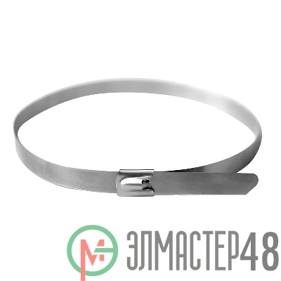 Хомут кабельный 4.6х240 нерж. сталь AISI 304 серебр. (уп.50шт) DKC 27405