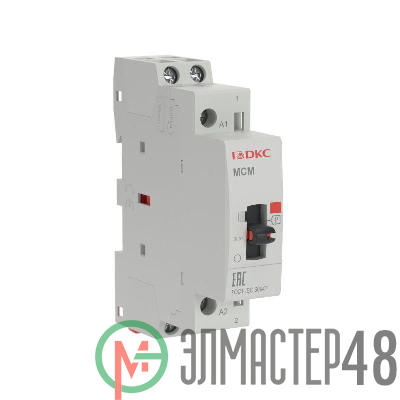 Контактор модульный max типа MCМ с ручным управлением 2P 25A 240В 2НО YON MCM-25-20-A240