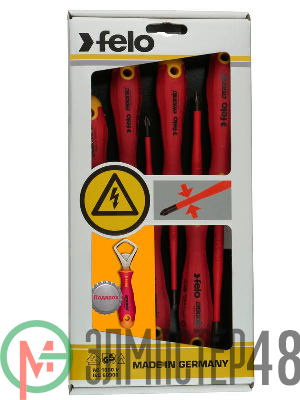 Набор отверток диэлектрических Ergonic Slim SL PH 5 предметов и открывашка ERGONIC Felo 41386198