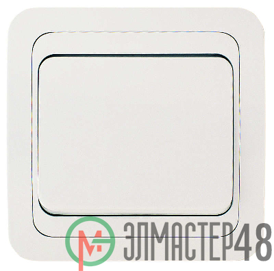 Выключатель 1-кл. СП Mimoza 10А IP20 бел./бел. Makel 12001