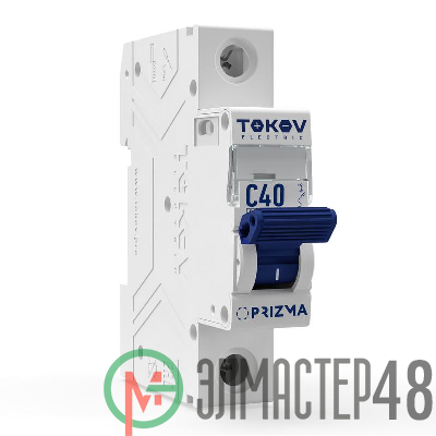Выключатель автоматический модульный 1П 40А 4.5кА х-ка C TOKOV Electric TKE-PZ45-MCBI-1-40-C