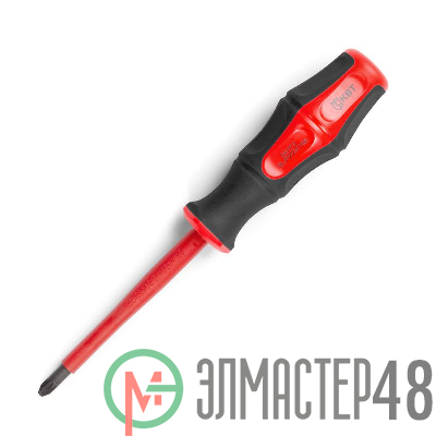 Отвертка диэлектрическая "Профи" PZ/FL2х100 КВТ 79779