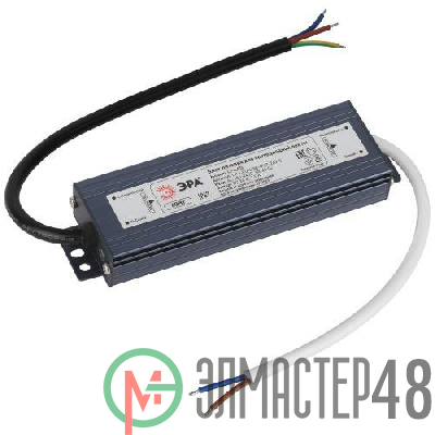 Блок питания для светодиодной ленты LP-LED 60Вт IP67 24В Slim Эра Б0061144
