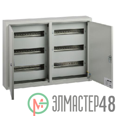 Корпус металлический навесной ЭРА ЩРН-90 2-х дверный (500х680х120) IP31 УХЛЗ сер. ЭРА Б0062925
