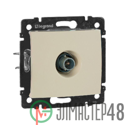 Механизм розетки TV СП Valena 1.5дБ сл. кость Leg 774329