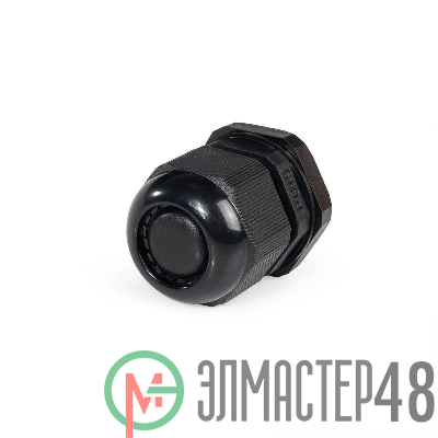 Ввод кабельный пластиковый PG 19 (12-16 мм) черн. (уп.50шт) Fortisflex 88644