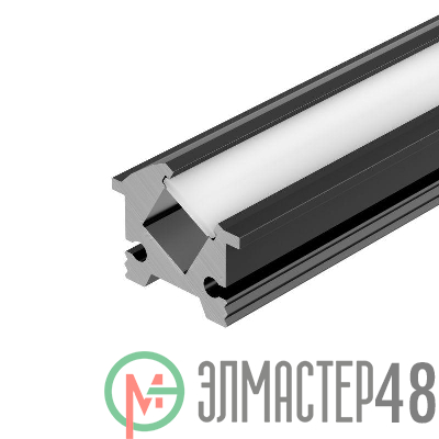 Профиль SL-BEVEL-H12-F13-2000 ANOD BLACK L2000 алюм. Arlight 043749