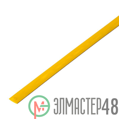 Трубка термоусадочная 4.0/2.0 1м жел. Rexant 20-4002
