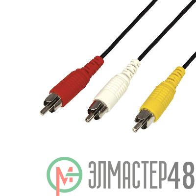 Шнур 3х3 RCA 7м REXANT 17-0206