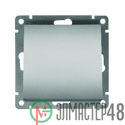 Выключатель 1-кл. СП Афина 10А IP20 механизм серебр. Universal A0021-S