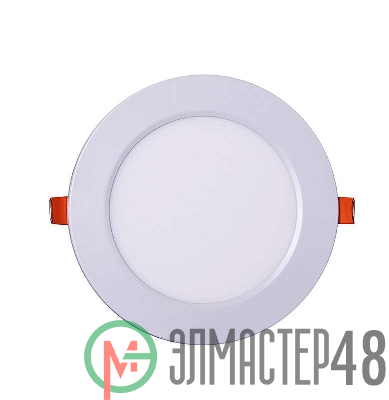Светильник светодиодный ультратонкий встраив. PPL-R 9Вт 4000К IP40 WH d145мм круглый Jazzway 5008502A