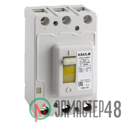 Выключатель авт. ВА57-35-340010 160А 1600Im 690AC УХЛ3 КЭАЗ 108586