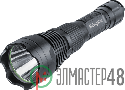 Фонарь 61 092 NPT-P02-18650 CREE LEDх10Вт. Li-ion 2.4А/ч аллюм. проф. Navigator 61092