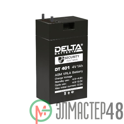 Аккумулятор для фонарей ТРОФИ 4В 1.0А.ч Delta DT 401
