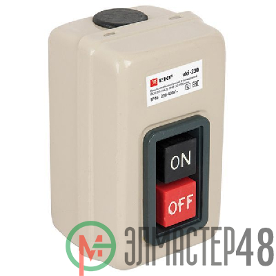 Выключатель кнопочный с блокировкой ВКИ-230 3п 16А IP40  PROxima EKF vki-230