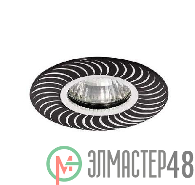 Светильник Stella 51 4 02 литой MR16 черн. ИТАЛМАК IT8493