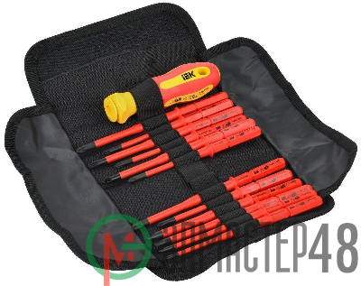 Отвертка диэлектрическая с жалами SLIM 13шт ARMA2L 5 IEK A2L5-NS30-T2-13