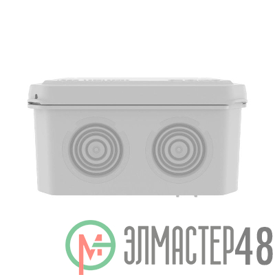 Коробка ответвительная с 8+2 каб. вводами d25/20мм IP55 100х100х50мм (розница) DKC 53800R