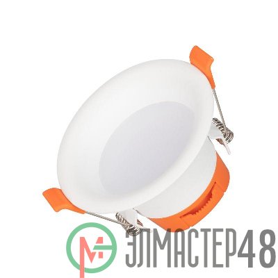 Светильник светодиодный MS-BLIZZARD-BUILT-R90-6W Day4000 WH 100 deg IP20 230В металл Arlight 035550
