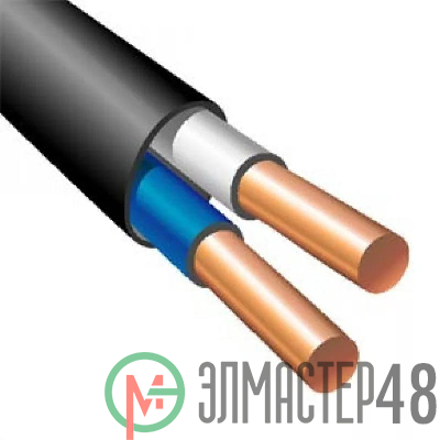 Кабель ВВГ-Пнг(А) 2х2.5 ОК (N) 0.66кВ (уп.100м) ПромЭл 872002748