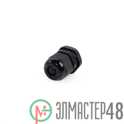 Ввод кабельный пластиковый PG 9 (4-8 мм) черн. (уп.100шт) Fortisflex 88640