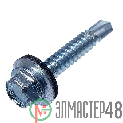 Саморез кровельный 5.5х51 цинк (уп.35шт) коробка СТРОЙМЕТИЗ 2070264
