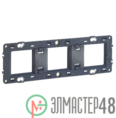 Суппорт 3-м 6/8мод. Mosaic монтаж на винтах Leg 080253