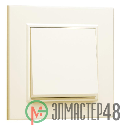 Выключатель 1-кл. СП Karea 10А IP20 крем. Makel 56010001