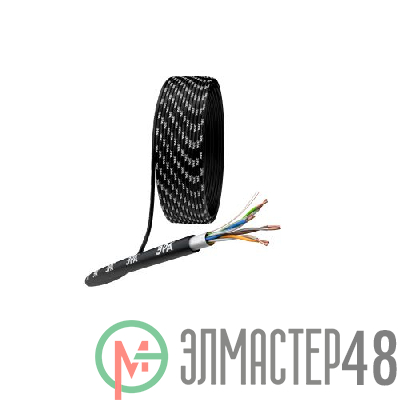 Кабель витая пара F/UTP 4х2х24 AWG Cat5e CU PE OUTDOOR (уп.305м) ЭРА Б0044689