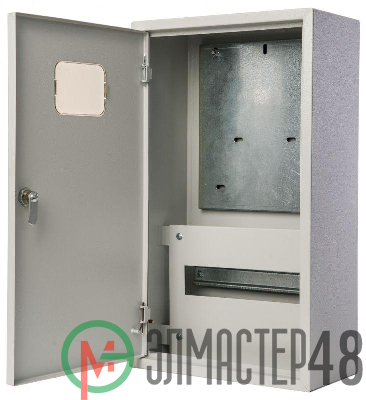 Корпус метал. учетный навес. 520х300х160 3-фазн. 12мод. SchE 30402DEK